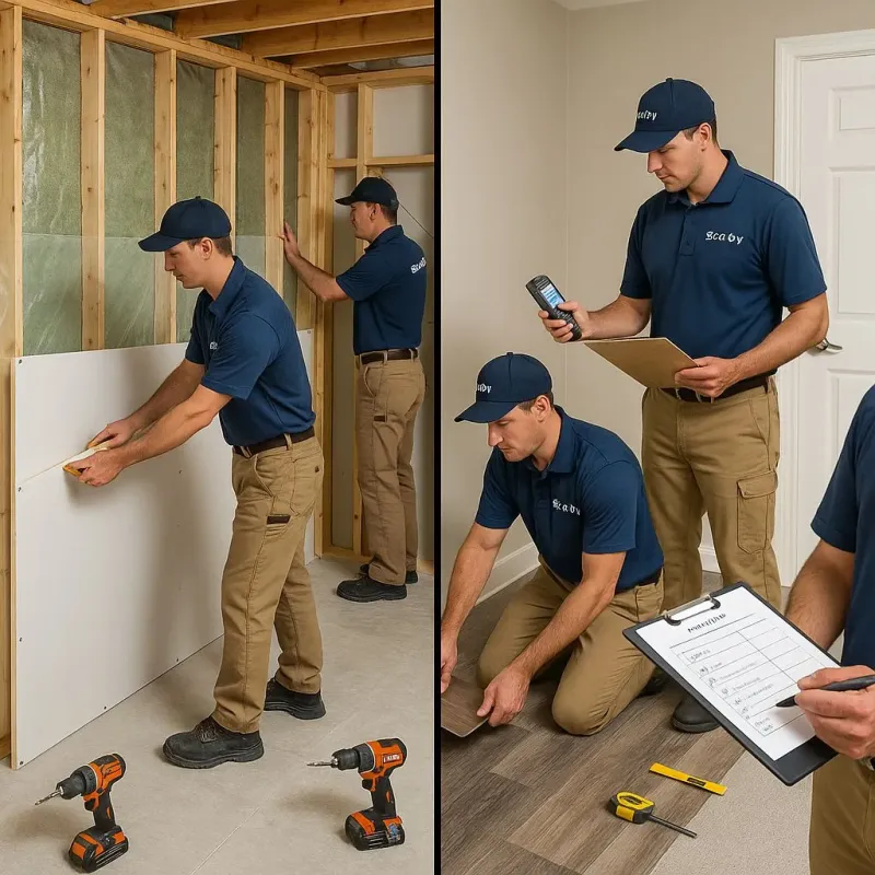 Repairs and Reconstruction process in Gibraltar, MI
