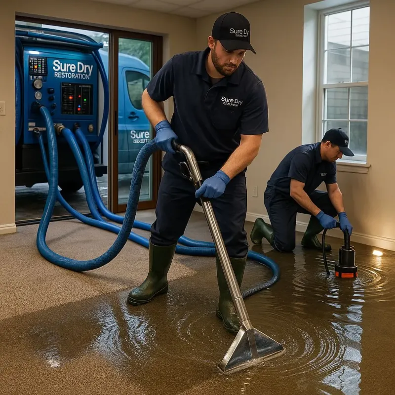 Water Extraction and Removal process in Gibraltar, MI